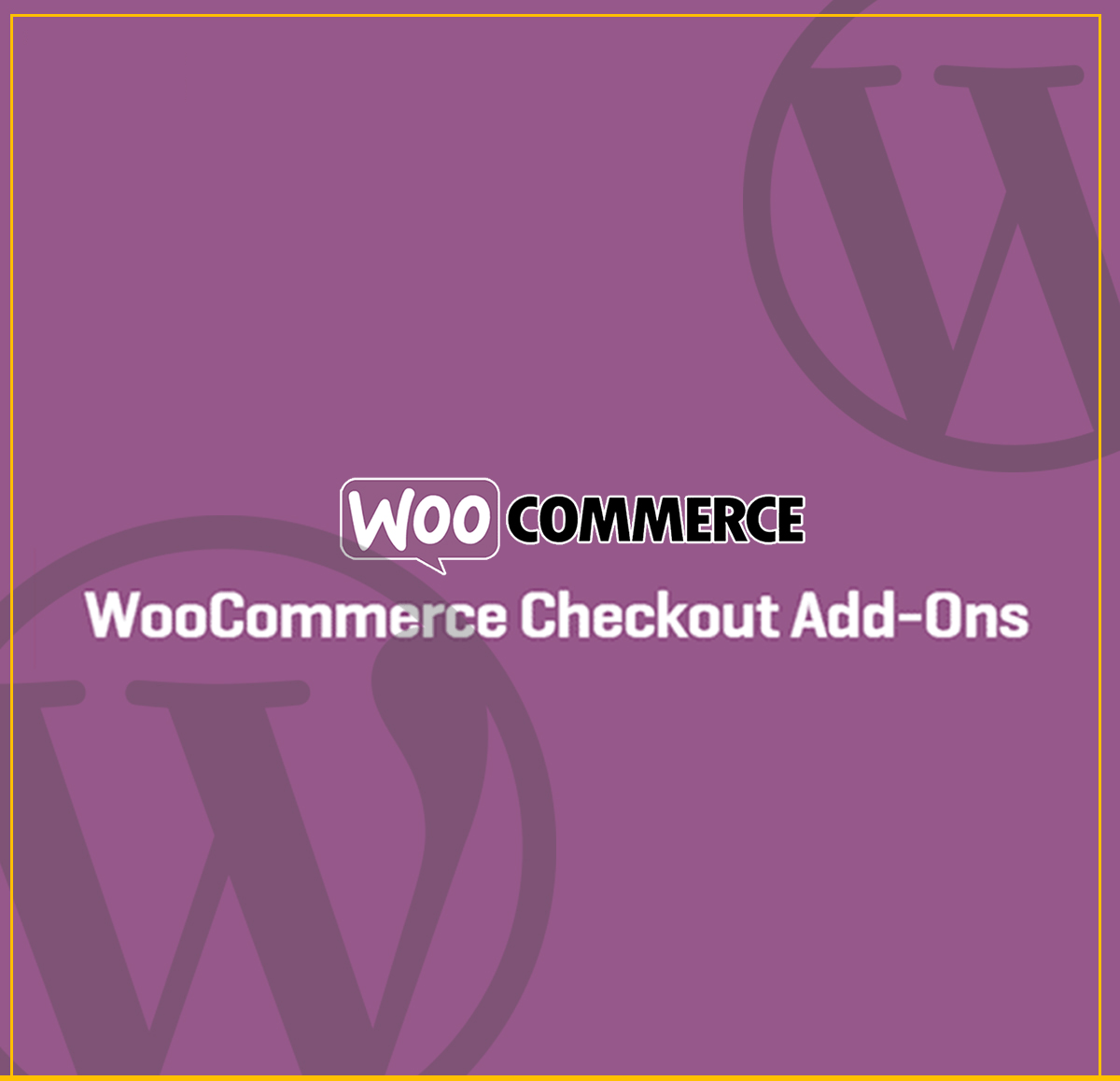 WooCommerce Checkout Add-Ons