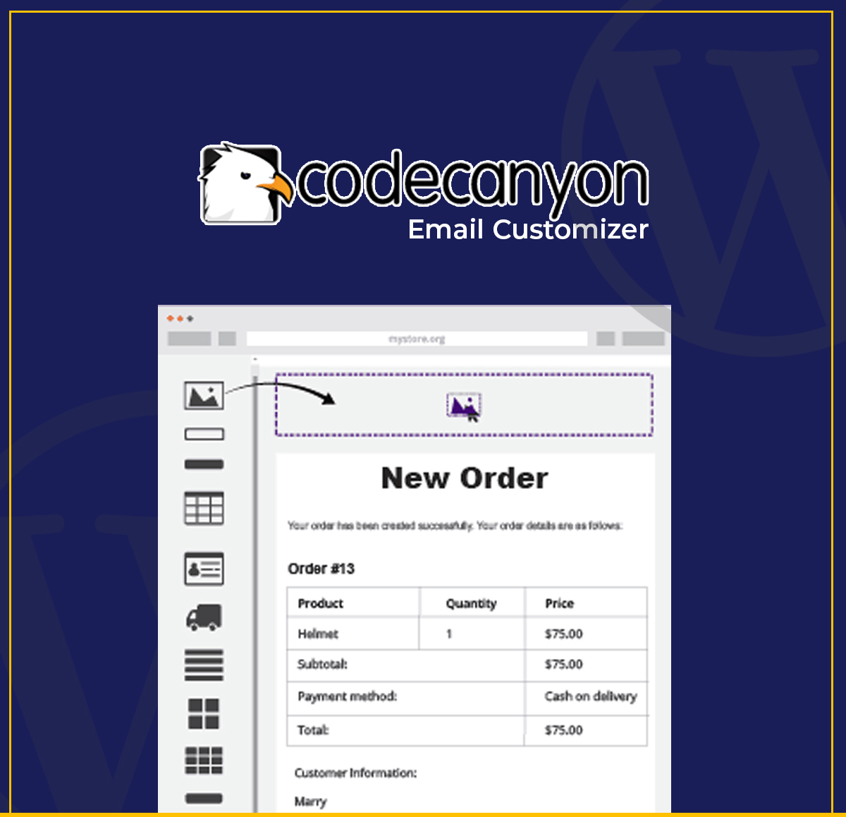 WooCommerce Email Customizer with Drag and Drop Email Builder